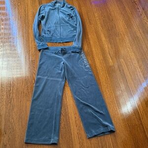 Vintage Juicy Couture Blue Velour Tracksuit